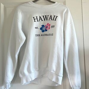 Etsy Trendy White Crewneck